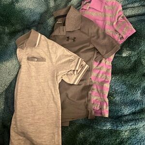 3 x Boys Polo style collared shirts